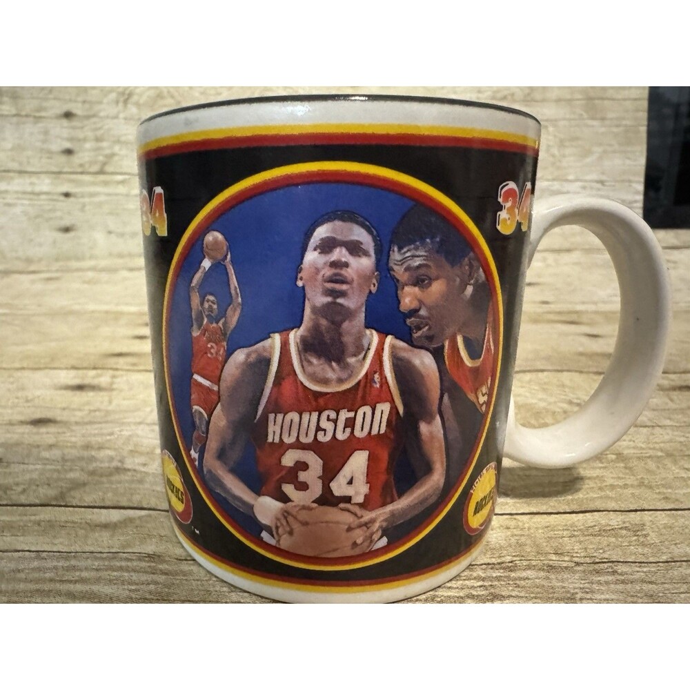 Vintage1993-94 Series Hakeem Olajuwan Houston Rockets Collectible Coffee Cup Mug